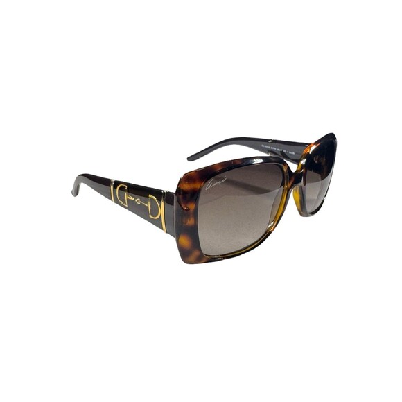 Gucci GG3537 Tortoise Shell Sunglasses Square Horse bit Havana Rare VTG main image 8